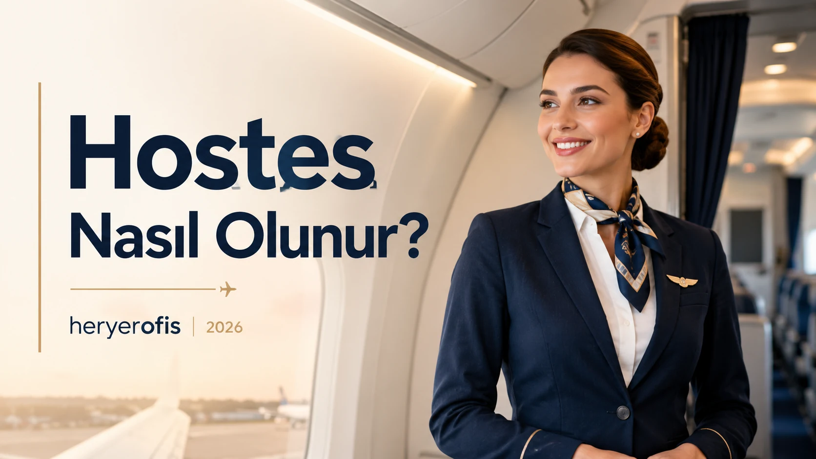 Hostes Nasıl Olunur? Kabin Memuru Olma Şartları 2026