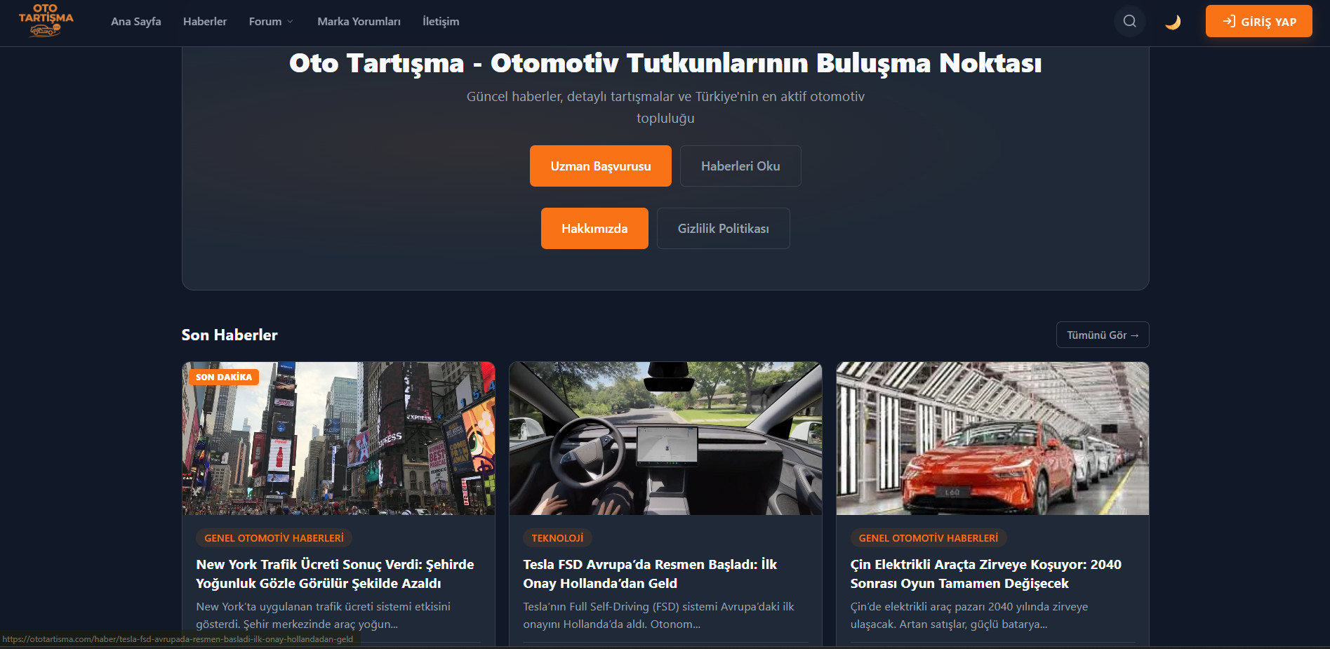 Oto Tartışma Platformu